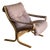 Beechwood Bentwood Lounge Chair With Dusty Pink Upholstery Mid-Century Modern 1970s For Sale