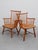 Brown Set of Armchairs in Beech and Paper Cord attributed to Arno Lambrecht for Wk Möbel, 1950s For Sale - Image 8 of 11