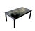 2010s Black Hand-Painted Golden Chinese-Style Lotus Coffee Table For Sale - Image 5 of 10