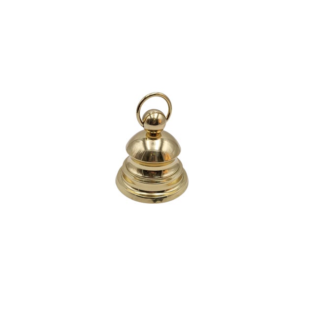 Gold Mid-Century Modern Brass Doorstop by Luigi Caccia Dominioni for Azucena, 1950s For Sale - Image 8 of 13