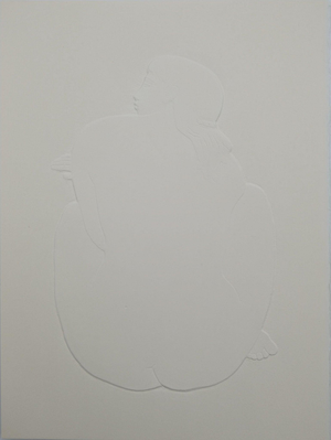 Antoniucci Volti, Nu de dos (Nude), Etching