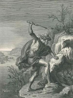 Les Alcyons - Original Etching by Bernard Picart - 1742 1742