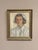 Mid-Century Modern P. O. Linquist, Portrait of a Girl, 1946, Oil on Panel, Framed For Sale - Image 3 of 18