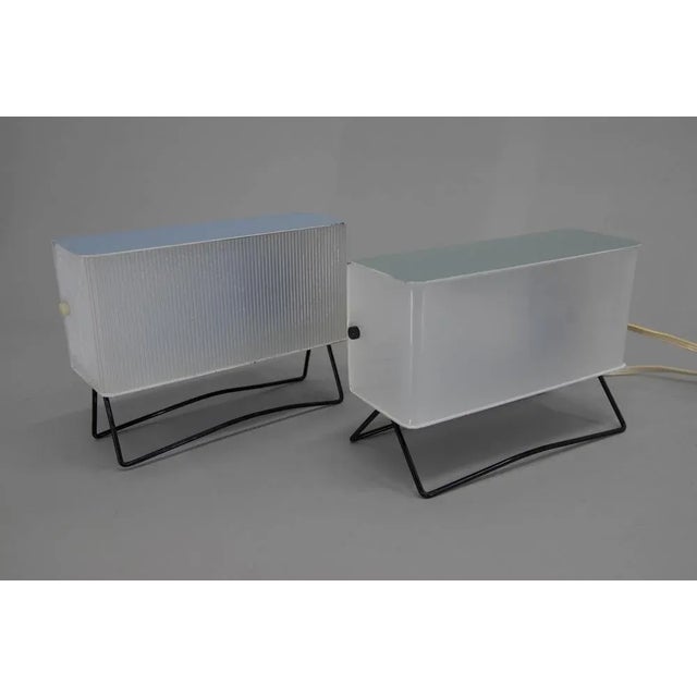 2-Table Lamps attributed to Pokrok Zilina, 1960s, Set of 2 For Sale - Image 11 of 12