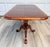 English Georgian Revival Burl Veneer Coffee Table With Double Pedestal Base For Sale In Los Angeles - Image 6 of 18
