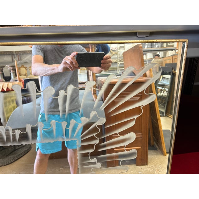 Italian Modern Fontana Arte Attributed Mirror For Sale In Houston - Image 6 of 16