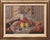 Christian Rhode, Still Life with Vase and Fruits, 1950s, Oil on Canvas, Framed For Sale - Image 7 of 13