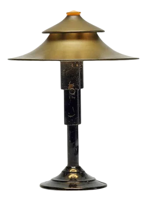 Art Deco Modernistic Table Lamp by Leroy C. Doane for Miller