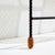 Rattan and Metal Coat Rack, 1970s For Sale - Image 4 of 9