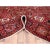 1960 Red Vintage Bohemian Persian Rug For Sale - Image 9 of 12