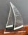 Nautical Postmodern Lucite Sailboat Sculpture – Architectural Nautical Object, Late 20th Century For Sale - Image 3 of 9
