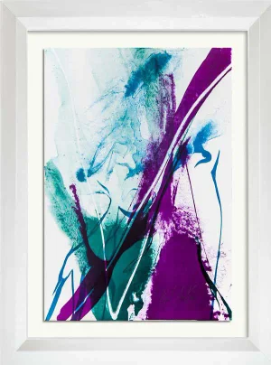 1960s Modern Paul Jenkins Lithograph Original, Hand Signed in Pencil, on Rives W/Framing