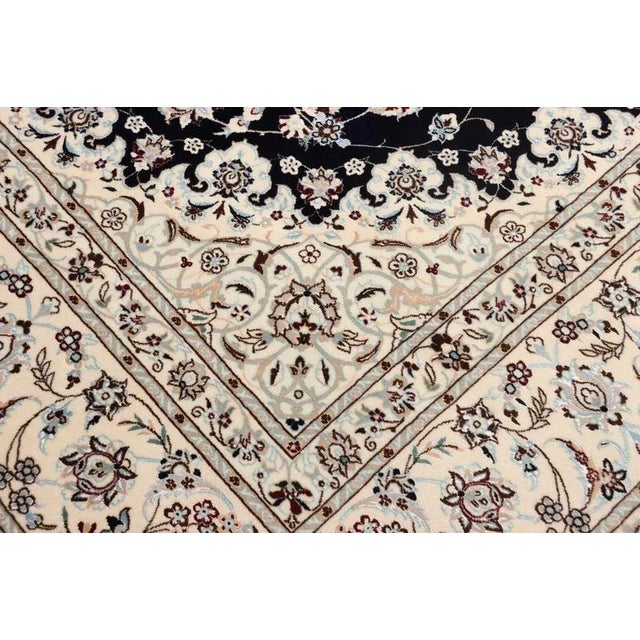 Nain Middle Eastern Rug with Floral Pattern For Sale - Image 6 of 11