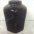 Bob Mackie Black Lacquer Porcelain Faceted Vase For Sale - Image 4 of 6
