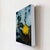 Contemporary Love and Grief by Shelli Langdale | Oil on gallery panel Yellow dandelion among dark foliage. For Sale - Image 3 of 5
