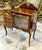 French Louis XV Style Marquetry Bedside Cabinet With 3 Drawers and Glass Door For Sale - Image 3 of 5