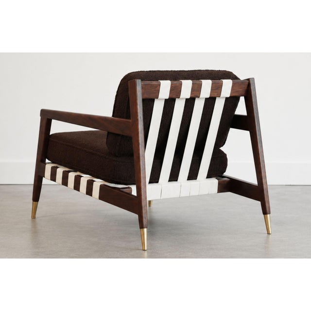 Mid 20th Century Walnut Lounge Chairs by Edmond J. Spence, C. 1950s For Sale - Image 5 of 10