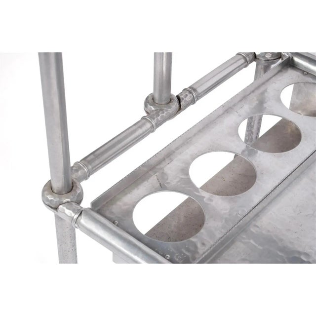 Silver Russel & Mary Wright for Everlast Patio or Bar Cart For Sale - Image 8 of 9