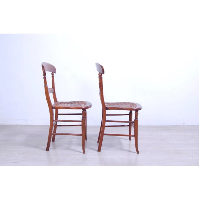 Set of Walnut Provençal Chairs For Sale - Image 6 of 16