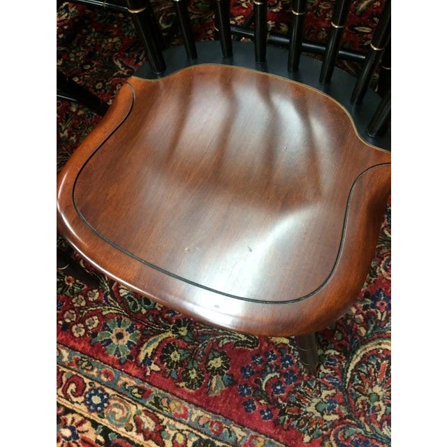 English Hitchcock Dining Chairs, Set of Six For Sale - Image 3 of 15