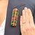 Art Deco Apple Juice Bakelite and Multi-Coloured Glass Brooch, 1930s For Sale - Image 3 of 11