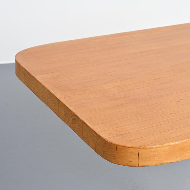 Adjustable Table by Charlotte Perriand for Les Arcs, 1975 For Sale - Image 10 of 16