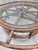 Wood Antique Nautical Ships Wheel Custom Glass Top Coffee Table For Sale - Image 7 of 8