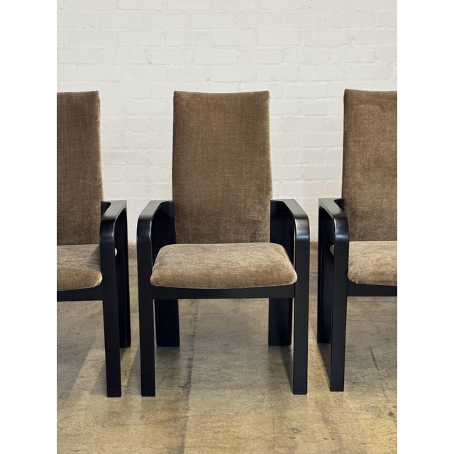 1990s Post Modern Dining Chairs - Set of 4 For Sale In Los Angeles - Image 6 of 12