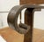 Curule Chair in Wrought Iron and Leather For Sale - Image 10 of 16