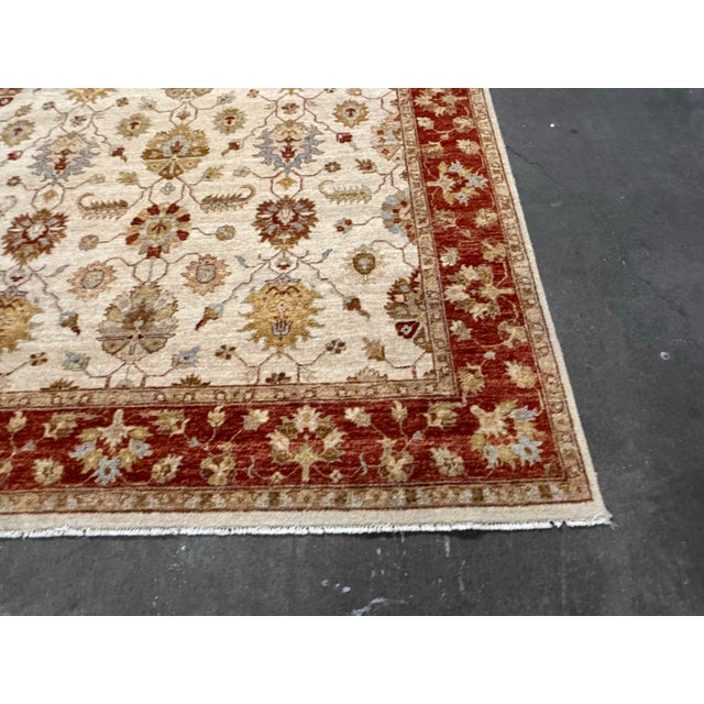 Textile 7ft 11 in X 10ft 1 Vasari Hand-Knotted Wool Area Rug For Sale - Image 7 of 12