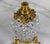 1970s Vintage Victorian Gold Ormolu Crystal Vanity Perfume Bottle For Sale - Image 5 of 9