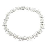 Tiffany & Co Victoria Diamond Mixed Cluster Platinum Bracelet For Sale