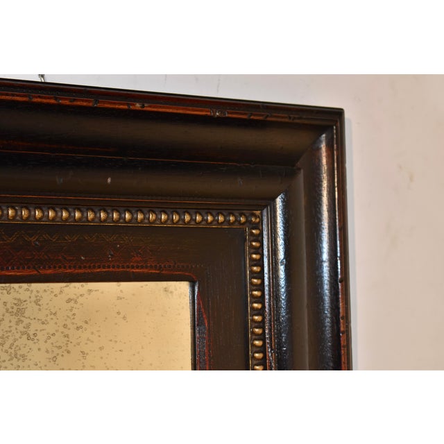 Vintage Mirror With Wide Molded Frame For Sale - Image 4 of 10