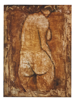 Maria Korusiewicz, Kurke, Nude, Etching on Paper, 2001