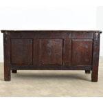 French 19th Century Solid Oak Coffer For Sale - Image 4 of 13