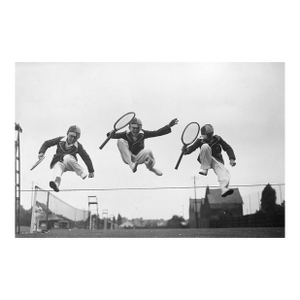 'Tennis Leap' Unframed Archival Pigment Print