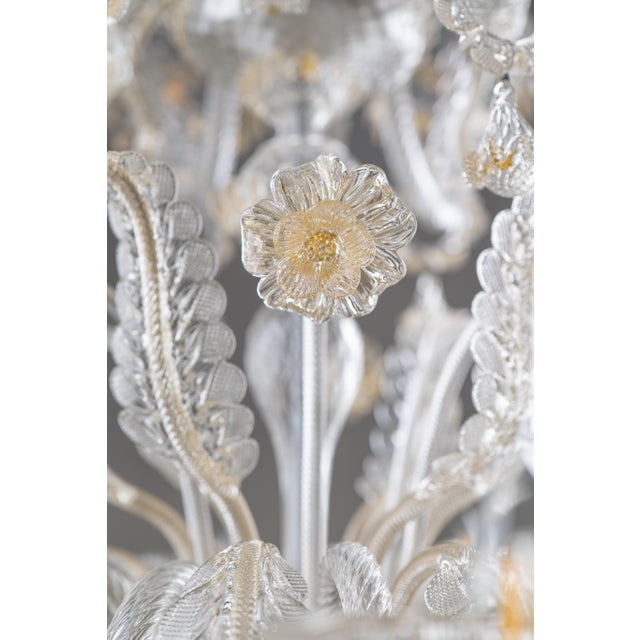 Murano Glass Chandelier from Barovier and Toso, 1980s For Sale - Image 11 of 12