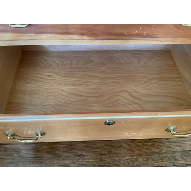 Pair of Harden Solid Cherry 4-Drawer Georgian Chests – Bachelor Chests / Nightstands For Sale - Image 14 of 18