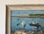1970’s Vintage Lake Boats Landscape Oil on Board Painting, Signed For Sale In Miami - Image 6 of 12