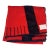 1960s Hudson's Bay Point Blanket - 6 Point Red With Black Stripes Queen Size Wool Blanket For Sale
