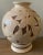 Tan Vintage Mid 20th Century Carved Vase With Separate Base For Sale - Image 8 of 8