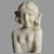1900 - 1909 Antique Alabaster Sculpture Statue of Nude Bather on Rose Marble Lamp Base For Sale - Image 5 of 11