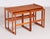 Mid-Century Modern Danish Teak Nesting Tables by Arne Hovmand Olsen for Mogens Kold, 1960s, Set of 3 For Sale - Image 12 of 12