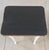 White Antique Pine Nightstands Painted White With Gray Banding and Black Tops - A Pair For Sale - Image 8 of 17