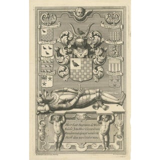 Jacob de Riemer, Armorial Elegy of 1600: A Heraldic Memorial, 1730, Paper For Sale