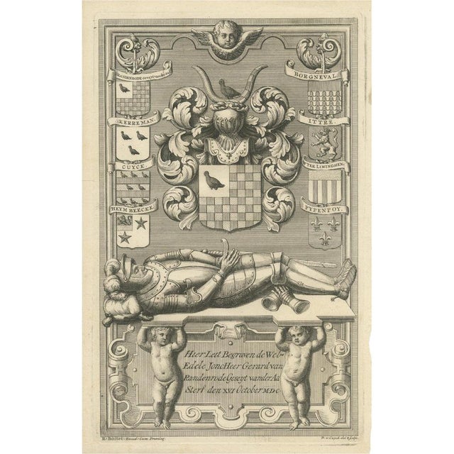 Jacob de Riemer, Armorial Elegy of 1600: A Heraldic Memorial, 1730, Paper For Sale