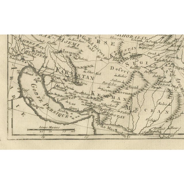 Antique Map of the Middle East and Georgia by Rigobert Bonne, 1780 For Sale - Image 10 of 11