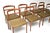Mid-Century Modern Vintage Danish Teak and Leather Dining Chairs from Ole Wanscher, 1960, Set of 8 For Sale - Image 3 of 11