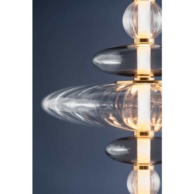 Hudson Valley Lighting Williams 24.75 in. 1 Light Pendant in Aged Brass Finish For Sale In New York - Image 6 of 10