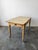 Farmhouse Antique Pine Farmhouse Table on Casters For Sale - Image 3 of 12